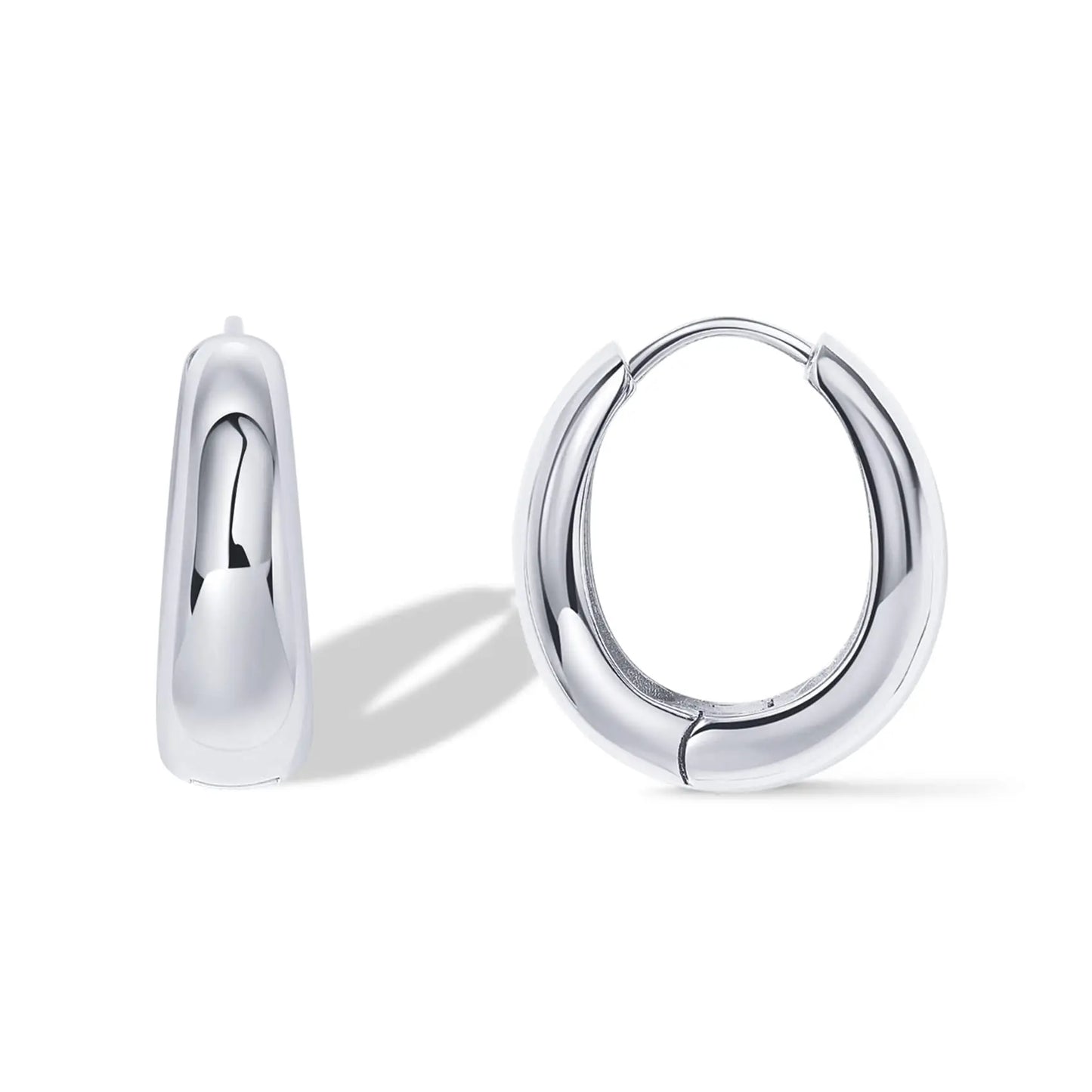 Nadčasové Zlaté Kruhové Náušnice