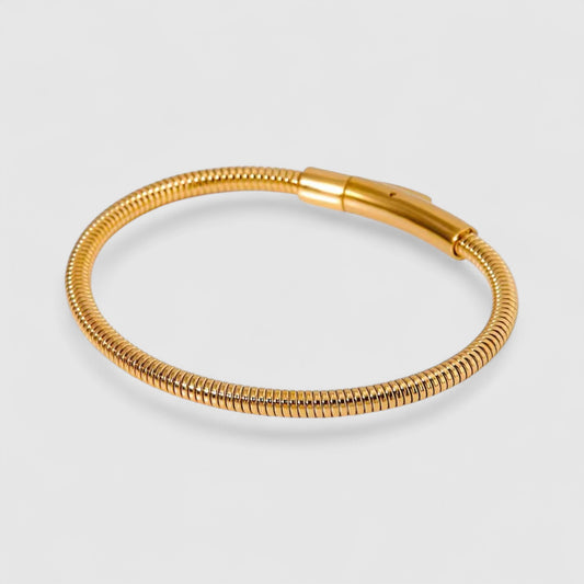 Miva - Náramek s kulatými články z nerezové oceli