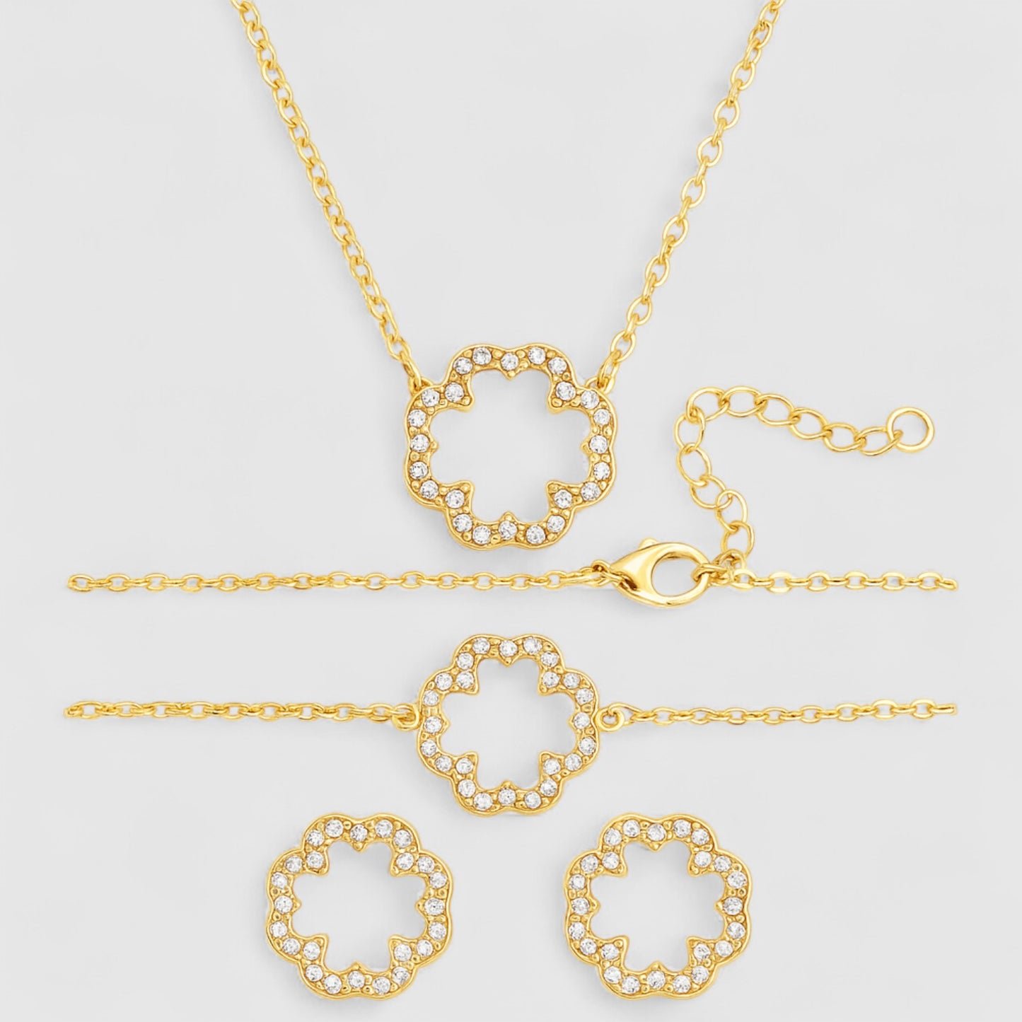 Flurry Set – Nadčasový Luxus a Třpytivá Elegance