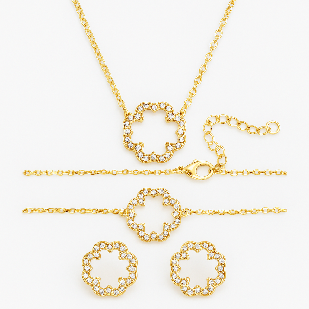 Flurry Set – Nadčasový Luxus a Třpytivá Elegance