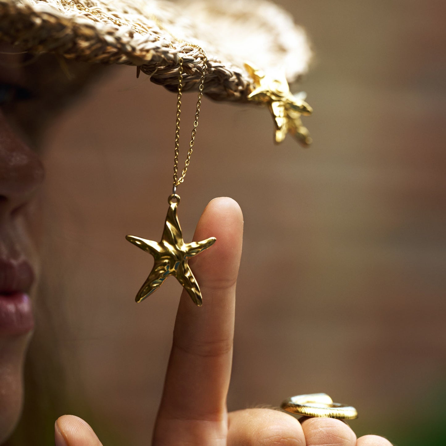 Malin - Náhrdelník s přívěskem hvězdice z nerezové oceli