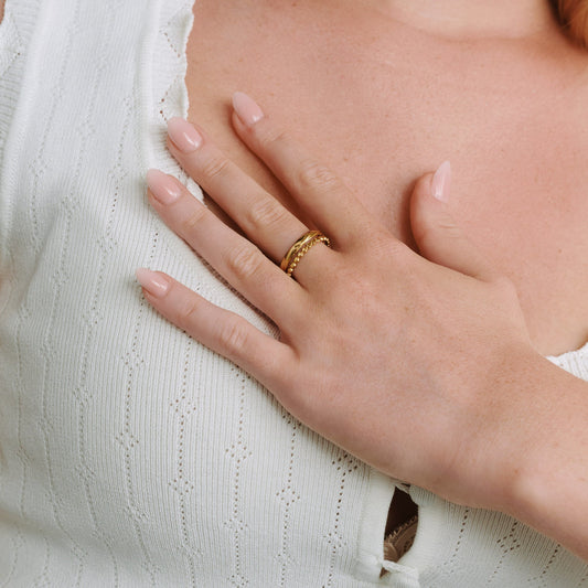 Polly - Duo prsten z nerezové oceli