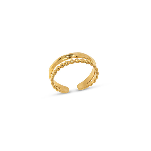 Polly - Duo Ring Stainless Steel