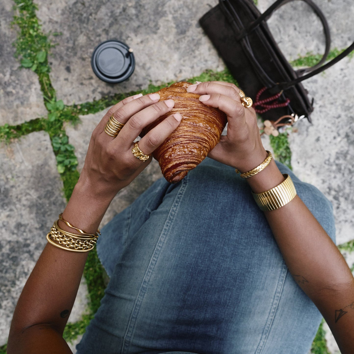 Ruth - Náramek s tlustým řetízkem z nerezové oceli