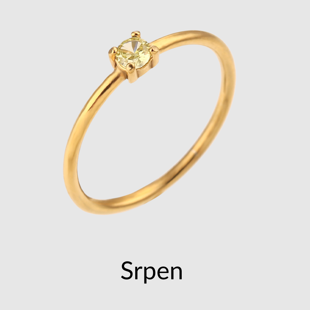 Prsten s kamenem narození
