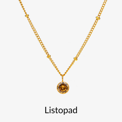 náhrdelník s kamenem podle měsíce narození