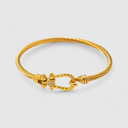 Zlatý náramek Rope – Nadčasová síla a preciznost