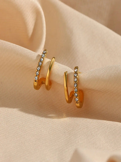 Zlaté náušnice Nina