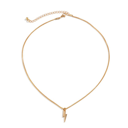 Stylový náhrdelník s bleskem