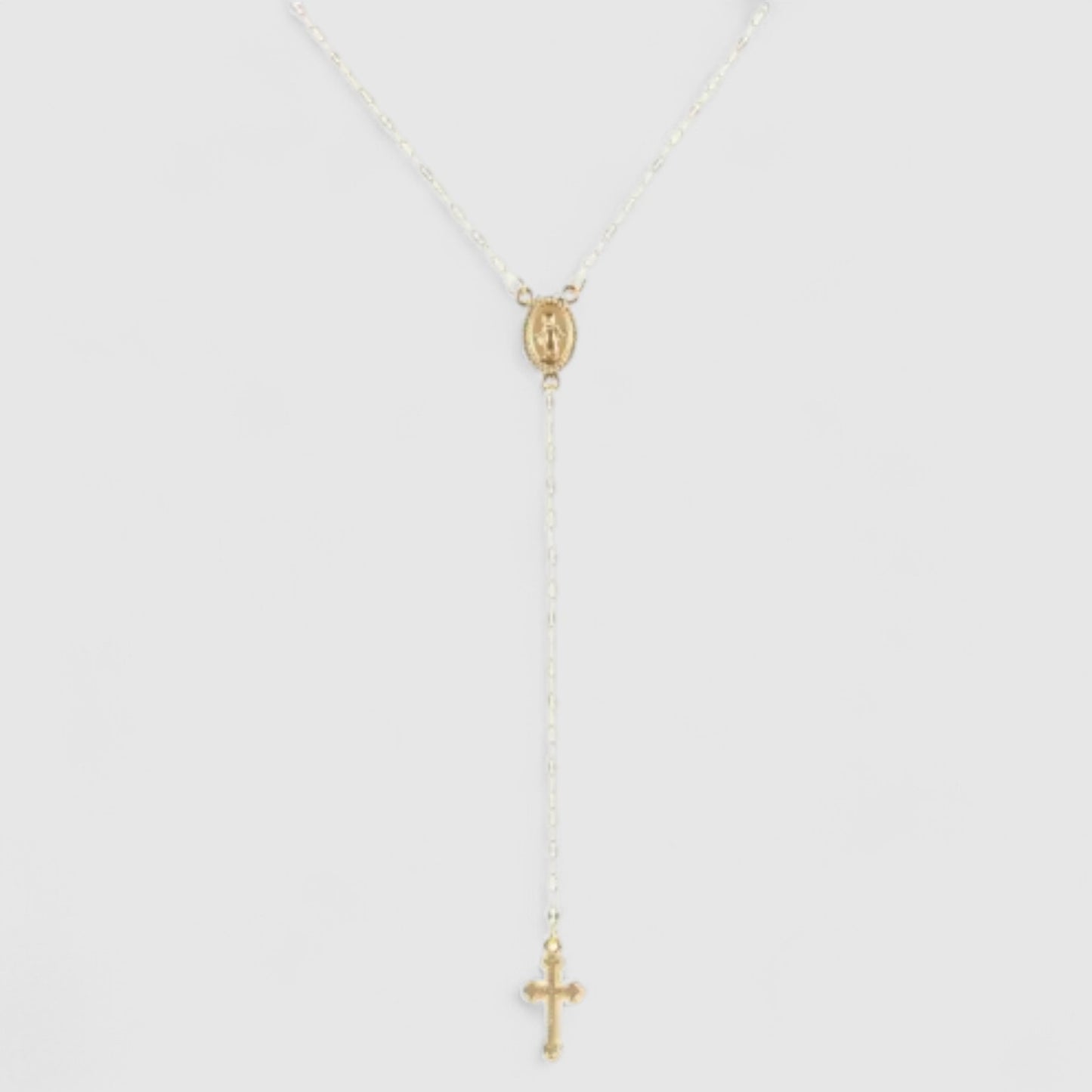 Křesťanský kříž – přívěsek s českým růžencem