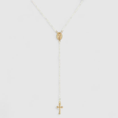 Křesťanský kříž – přívěsek s českým růžencem