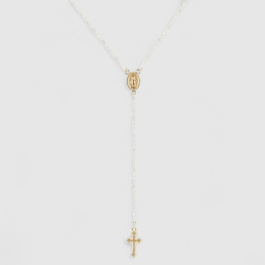 Křesťanský kříž – přívěsek s českým růžencem