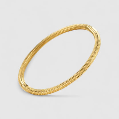 Laerke – zaoblený náramek z nerezové oceli