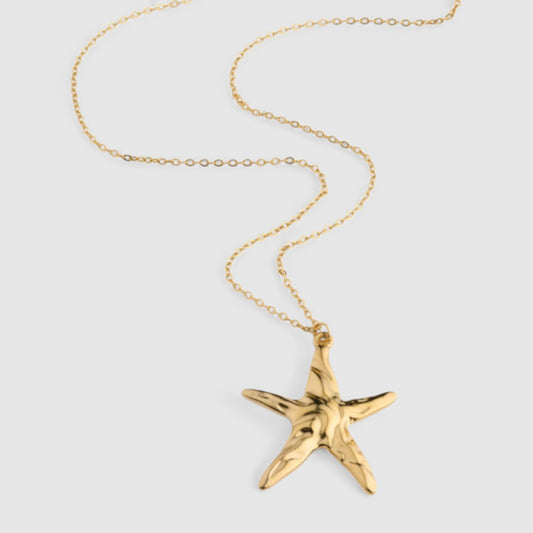 Malin - Náhrdelník s přívěskem hvězdice z nerezové oceli